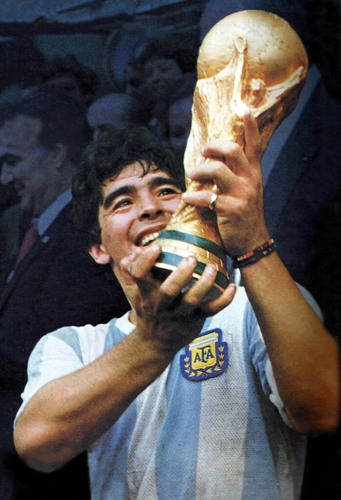 Child’s Football Training Barnet - argentine football icon Diego Maradona